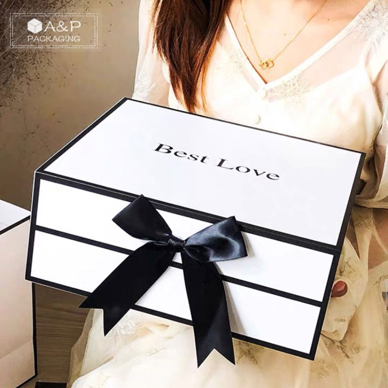 White gift box photos